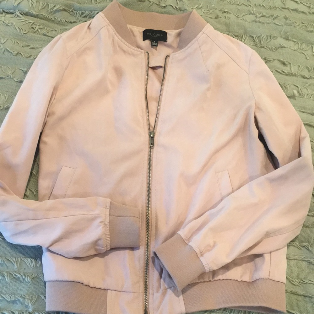 Pink bomber jacket